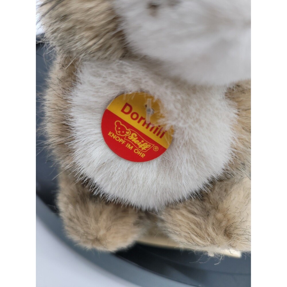 Steiff Knopf Im Ohr Dormili Hase 16 Rabbit 077708  Bunny New with Tags 6.5" Tall - Picture 3 of 9